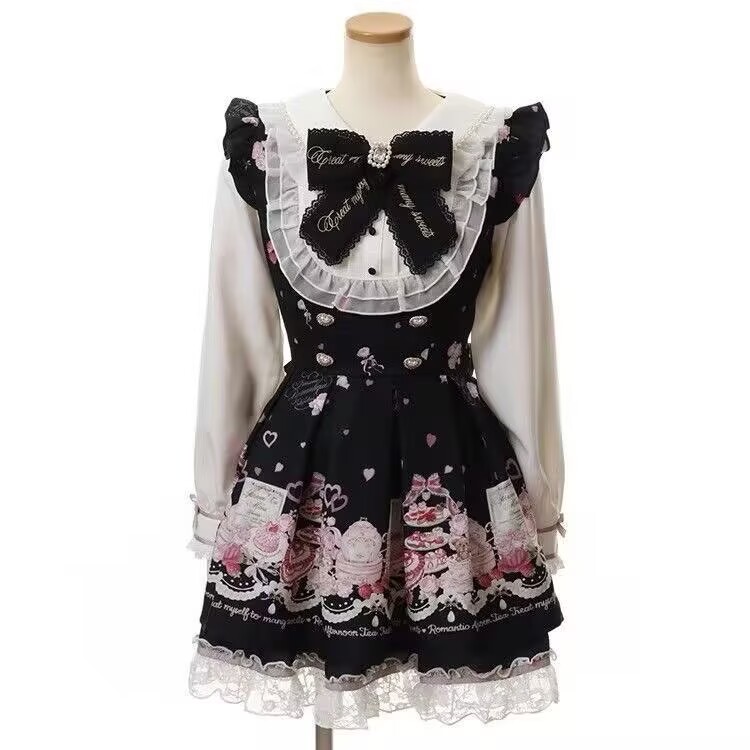 Japanese Women Formal Wear - Set Gaun Pita Berhias Rhinestone Gaya