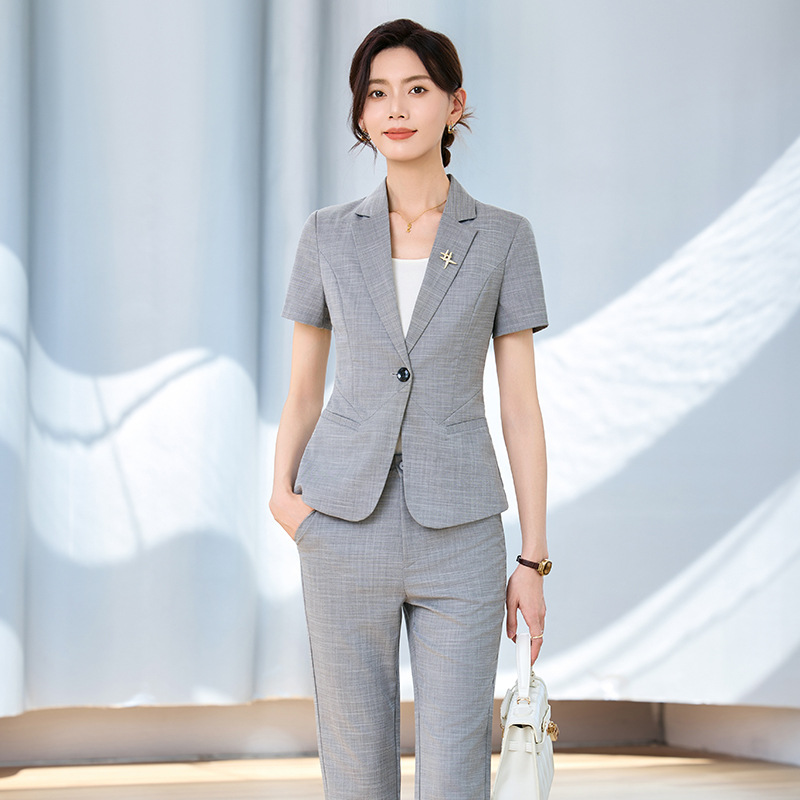 Women Formal Wear H&M - Setelan jas wanita lengan pendek untuk