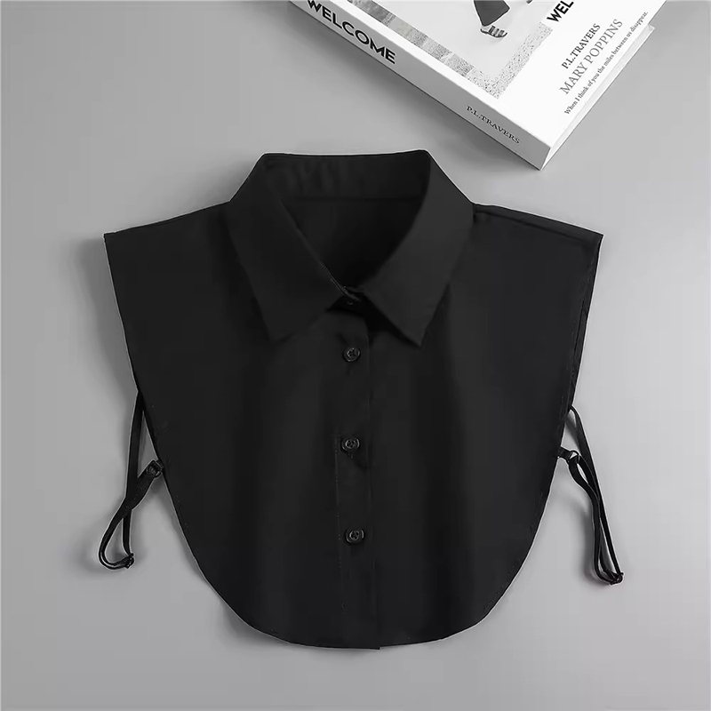 Women Formal Wear With Tie - Kerah Setengah Baju Palsu yang Nyaman,