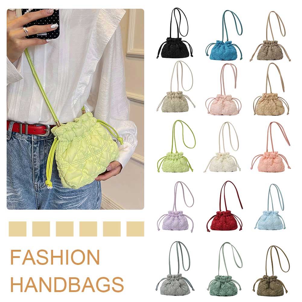Shoulder Bag Structured - Tas bahu tali wanita, tas selempang