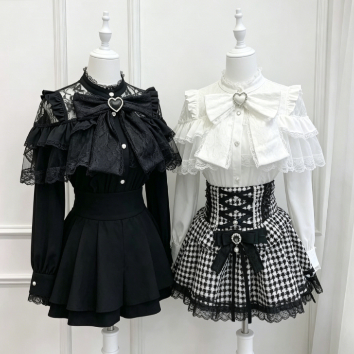 Japanese Women Formal Wear - Blus Lolita Jepang Kawaii Wanita Harajuku