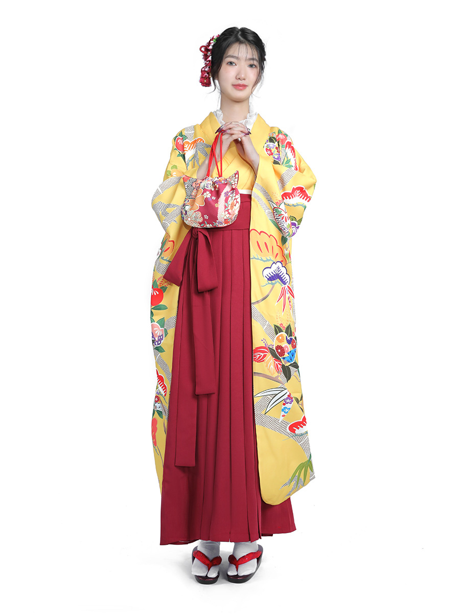 Japanese Women Formal Wear - Set Kimono Jepang Wanita Gaya Wabi-Sabi