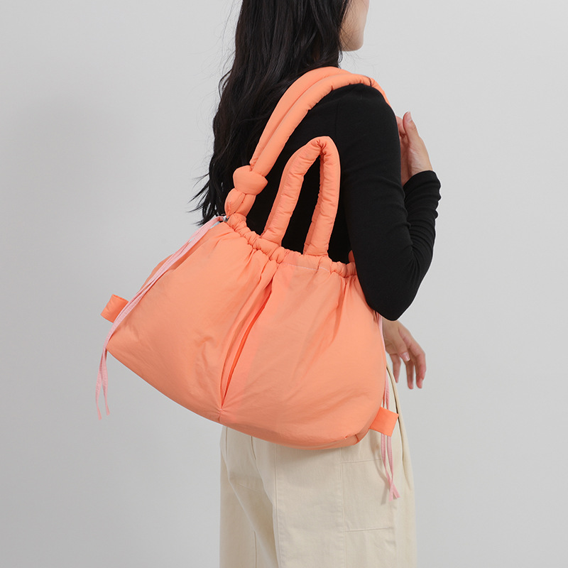 Shoulder Bag Structured - Tas bahu tunggal wanita, tas Tote