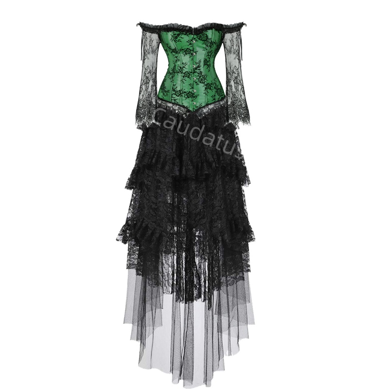 Gaun korset Set rok panjang uk - Women'S Green Formal Wear ulasan dan harga
