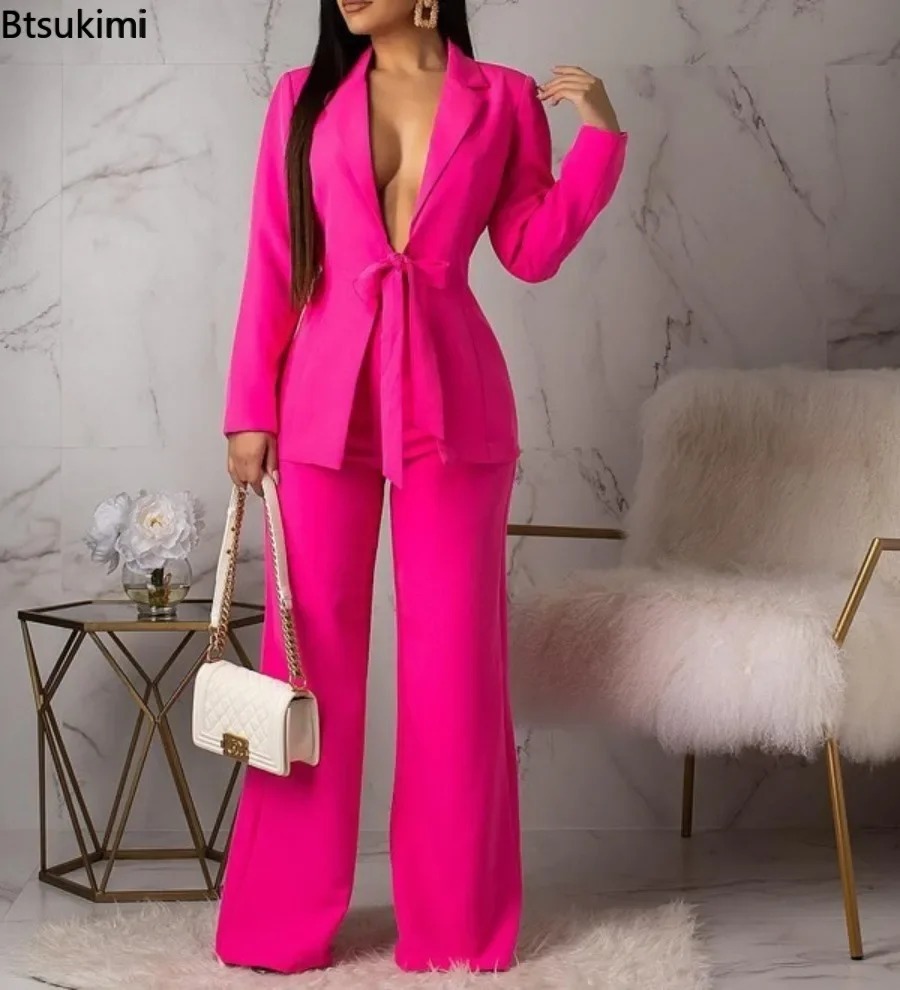Setelan Bisnis Formal Wanita T - Women Formal Wear With Tie ulasan dan harga