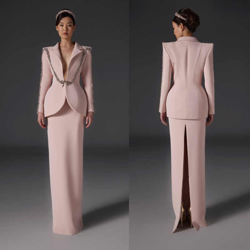 Set Gaun Blazer Anak Perempuan - Women Formal Wear With Tie ulasan dan harga
