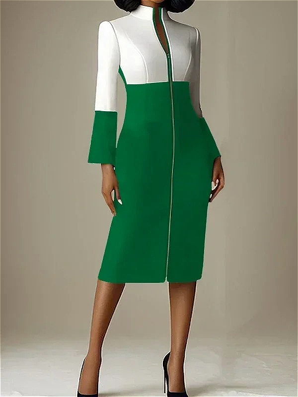 Gaun Midi Bodycon Wanita Warna - Women Formal Wear H&M ulasan dan harga