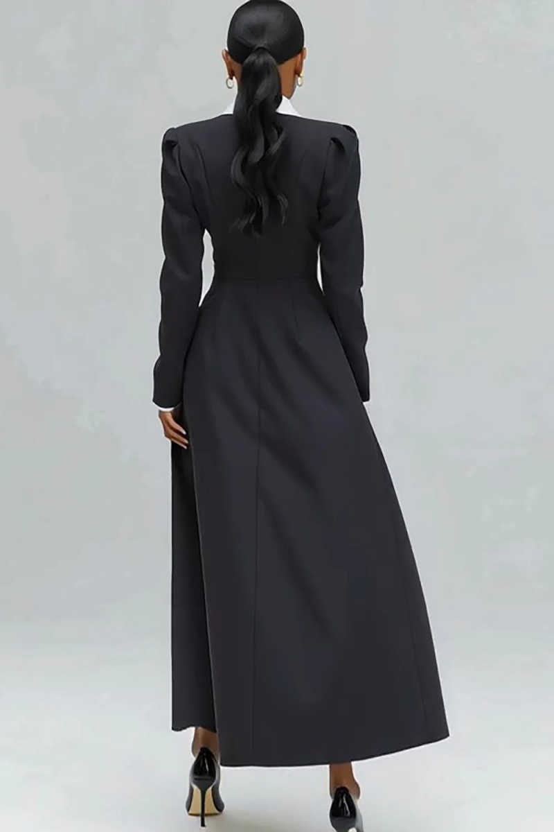 Jaket Blazer Panjang Wanita A  - Women Formal Wear With Tie ulasan dan harga