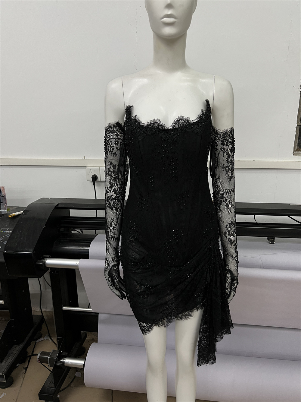 Gaun Renda Tabung Elegan 2 War - Women Formal Wear H&M ulasan dan harga