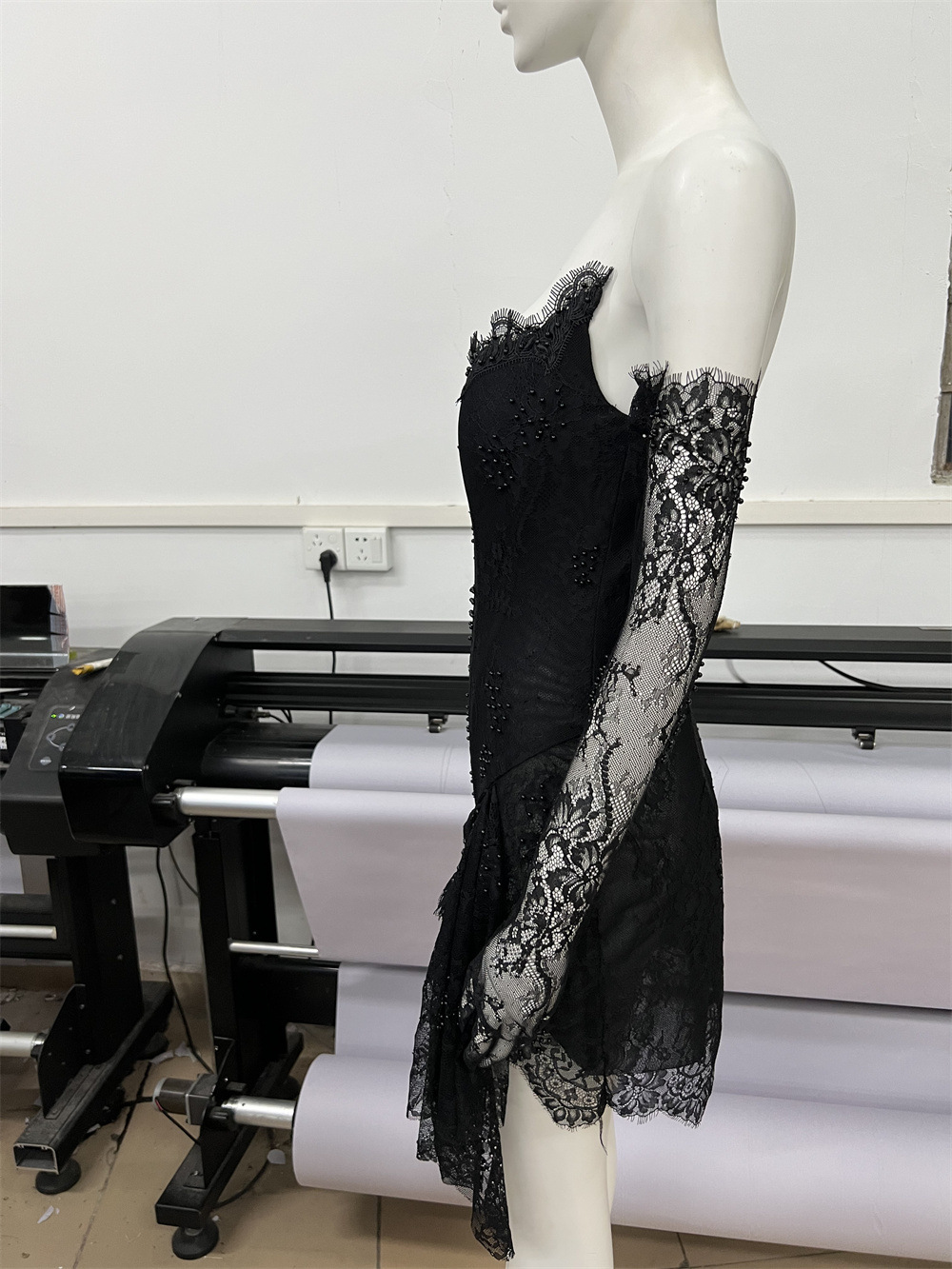 Gaun Renda Tabung Elegan 2 War - Women Formal Wear H&M ulasan dan harga