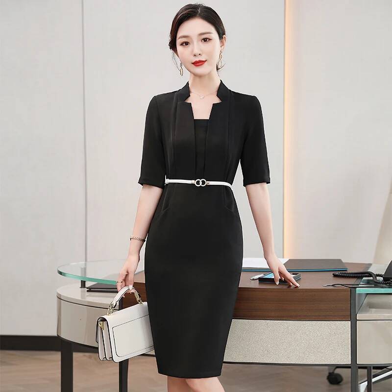 Gaun Formal OL Model Slim Hips - Women Formal Wear H&M ulasan dan harga