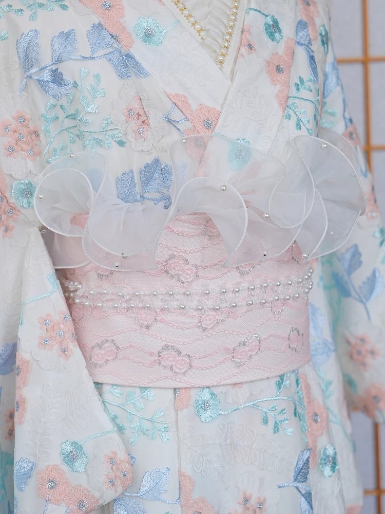 Pakaian Dalam Kimono Berhias R - Japanese Women Formal Wear ulasan dan harga