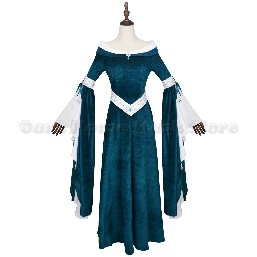 Kostum Abad Pertengahan Gaya E - Women'S Green Formal Wear ulasan dan harga