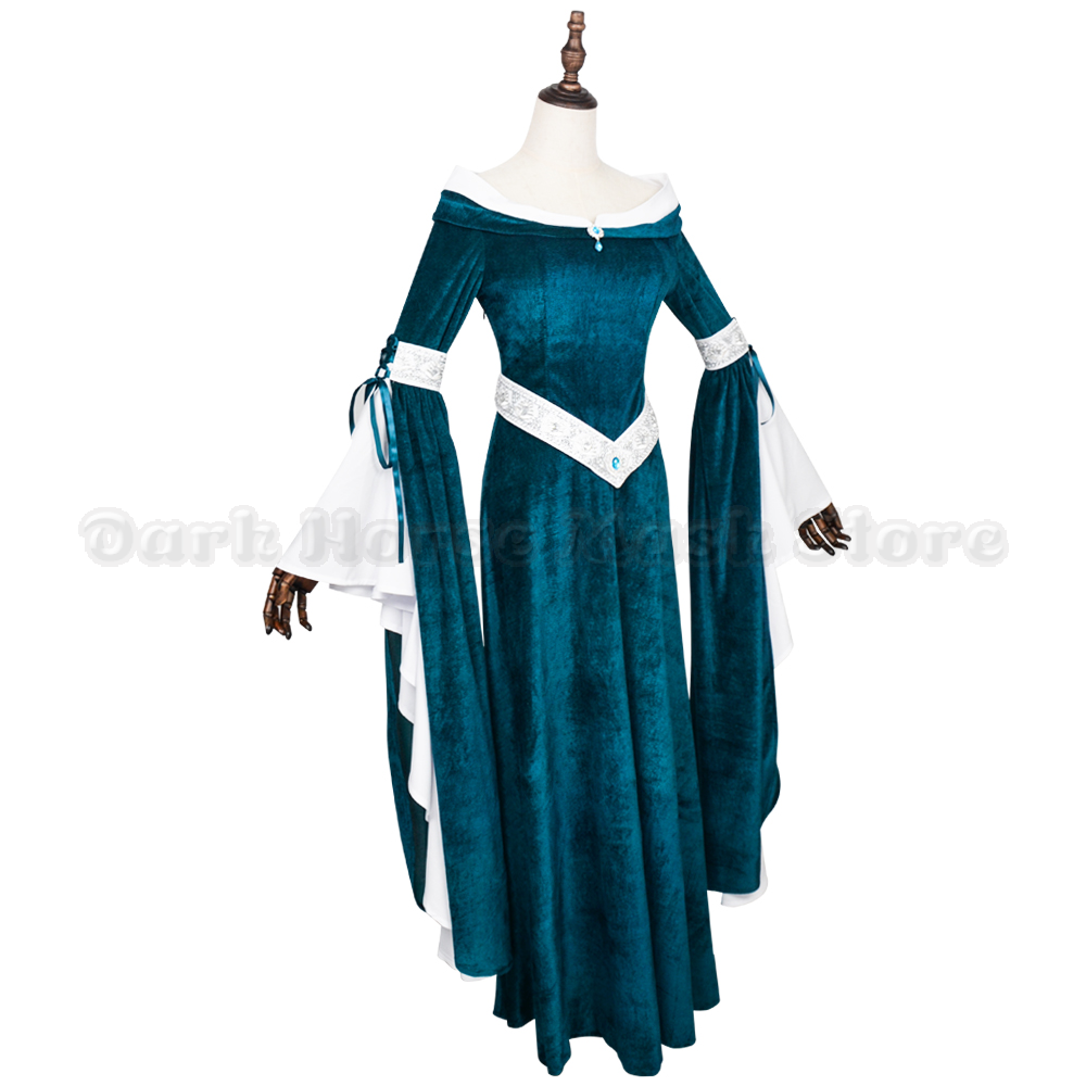 Kostum Abad Pertengahan Gaya E - Women'S Green Formal Wear ulasan dan harga