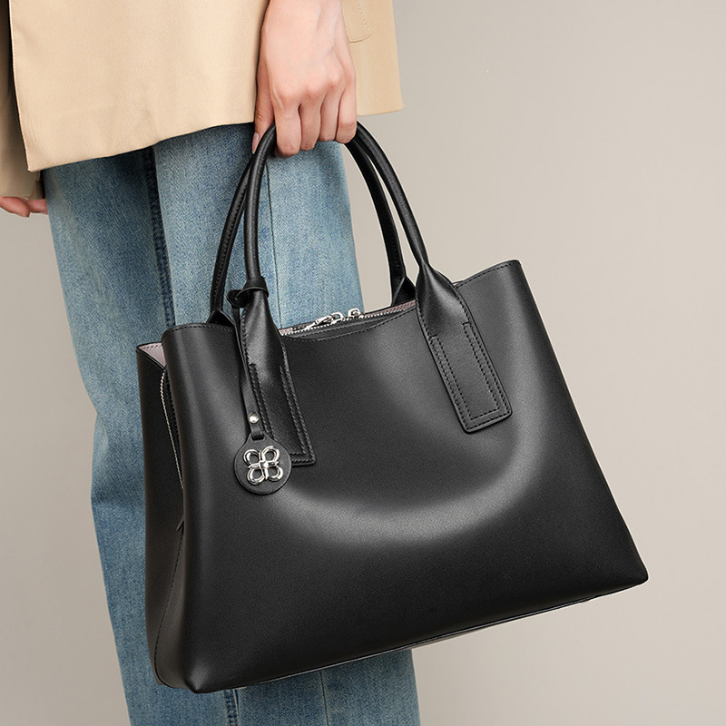 Tas Tote Wanita Kulit Asli Hit - Shoulder Bag Structured ulasan dan harga