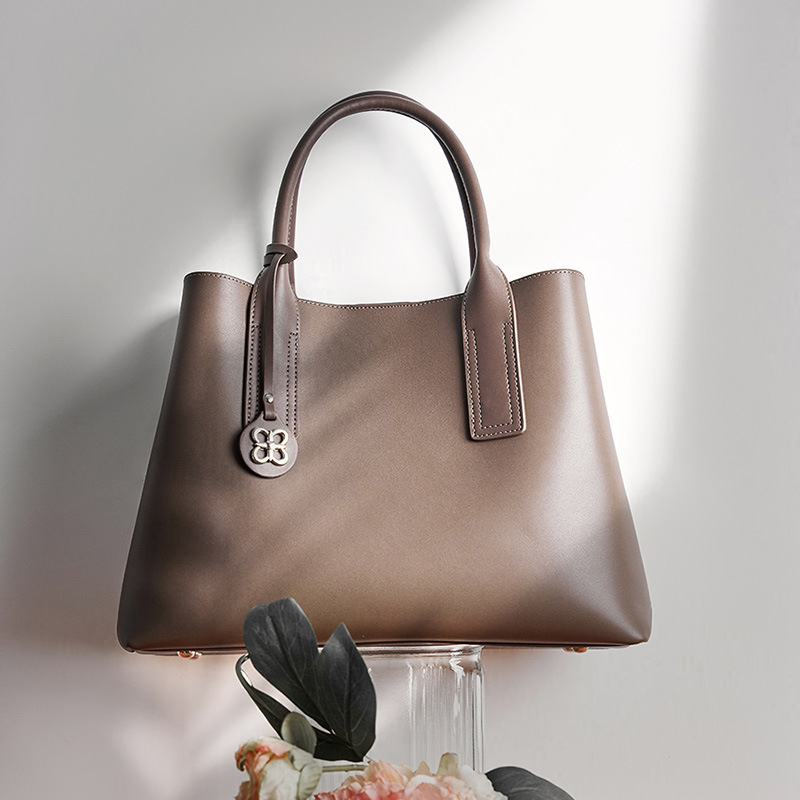 Tas Tote Wanita Kulit Asli Hit - Shoulder Bag Structured ulasan dan harga