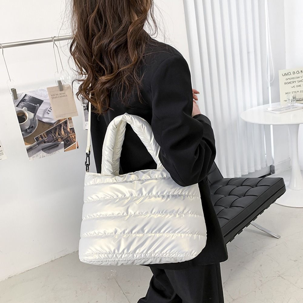 Tas Tote Wanita Model Puffer,  - Shoulder Bag Structured ulasan dan harga