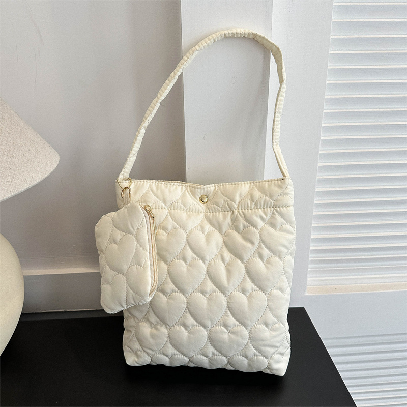Tas Tote Berwarna Solid Model  - Shoulder Bag Structured ulasan dan harga