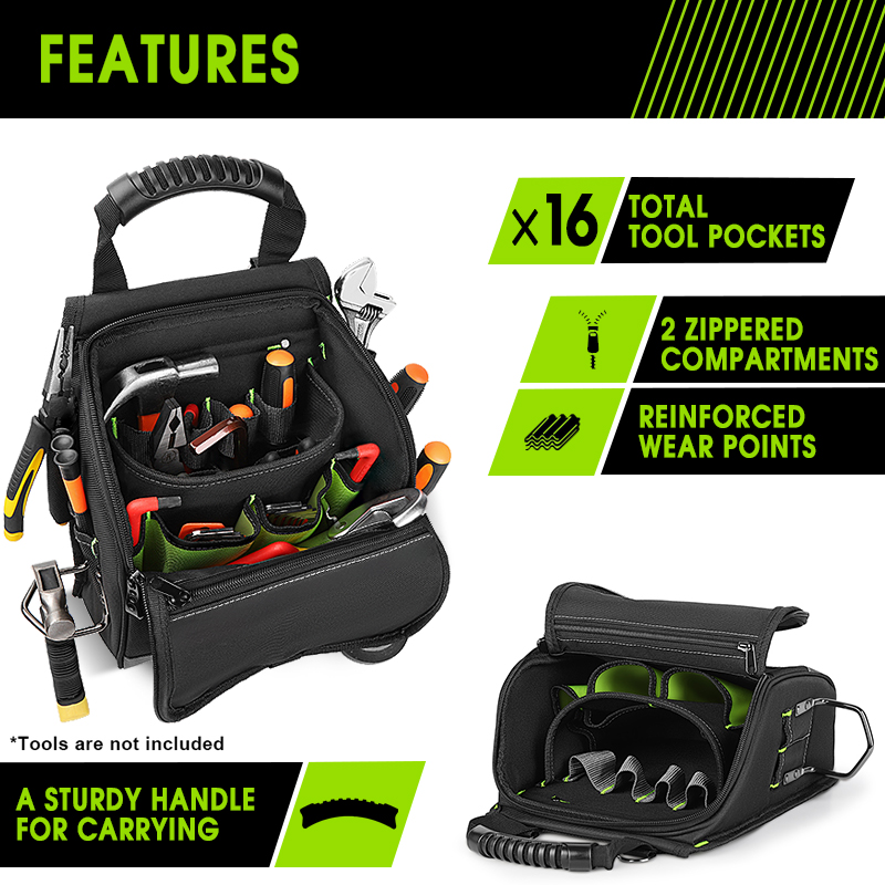 JAKAH Kantong Alat Listrik Pro - Shoulder Bag Structured ulasan dan harga