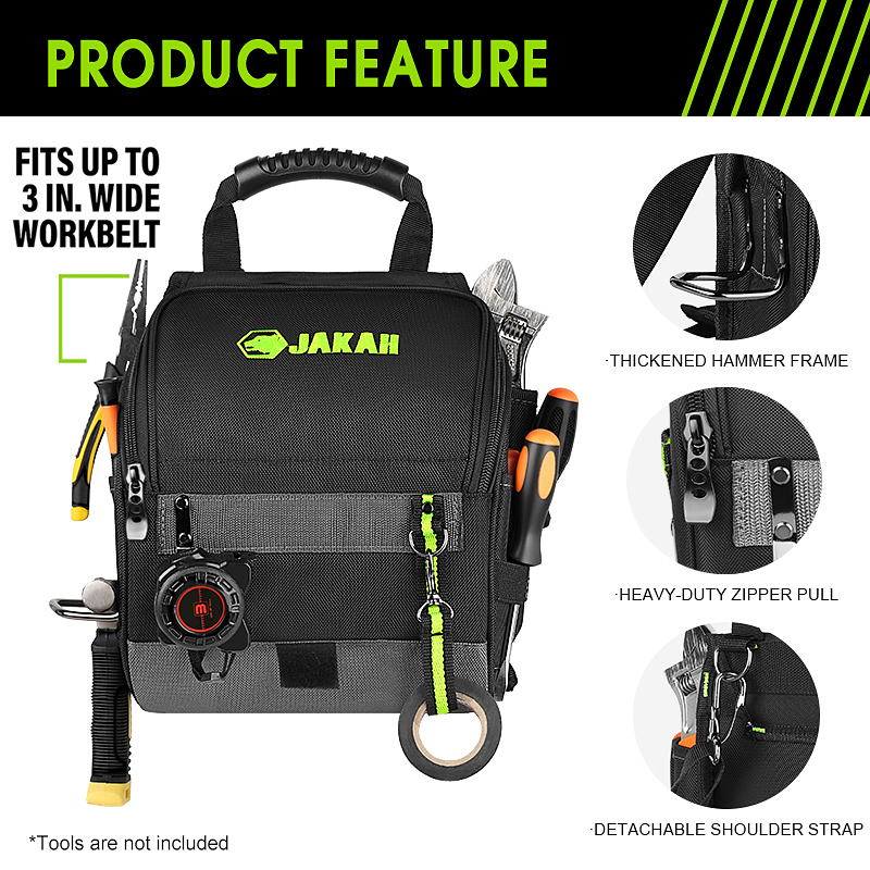 JAKAH Kantong Alat Listrik Pro - Shoulder Bag Structured ulasan dan harga