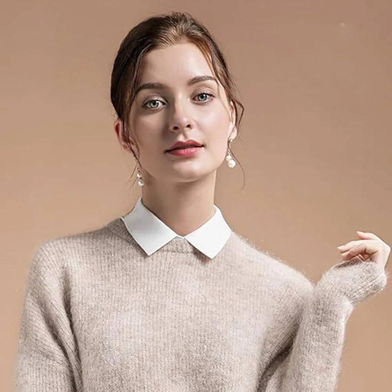 Kerah Setengah Baju Palsu yang - Women Formal Wear With Tie ulasan dan harga
