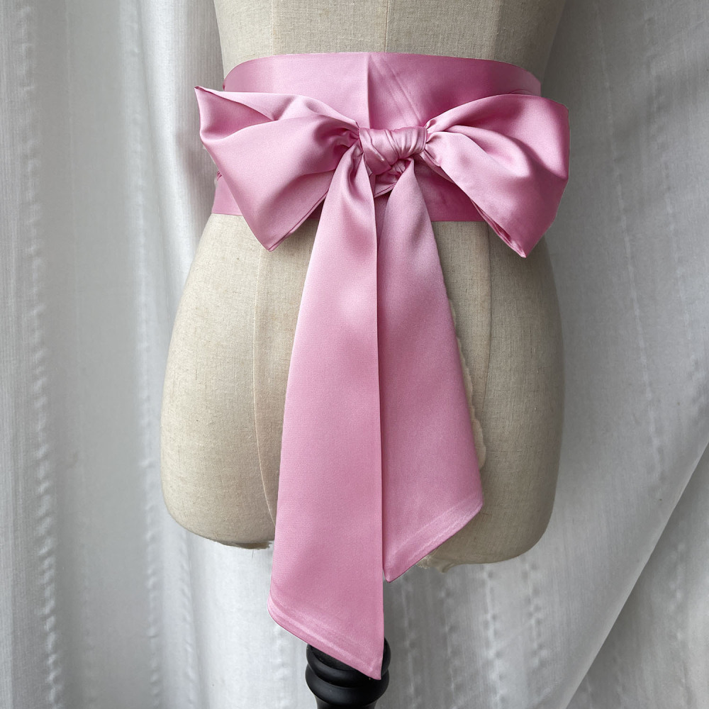 Ikat Pinggang Lebar Model Pita - Women Formal Wear With Tie ulasan dan harga