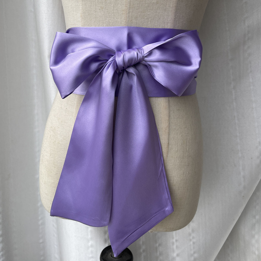 Ikat Pinggang Lebar Model Pita - Women Formal Wear With Tie ulasan dan harga