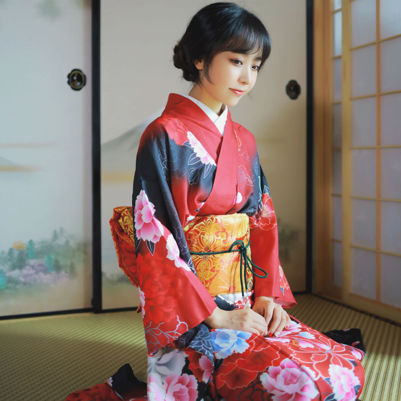 Kimono Jepang Wanita untuk Aca - Japanese Women Formal Wear ulasan dan harga