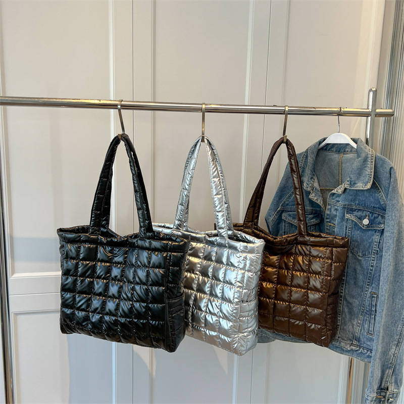 Tas jinjing katun Luar Angkasa - Shoulder Bag Structured ulasan dan harga