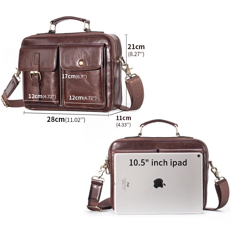 Tas Kurir Kulit Sapi Baru Tas  - Shoulder Bag Structured ulasan dan harga