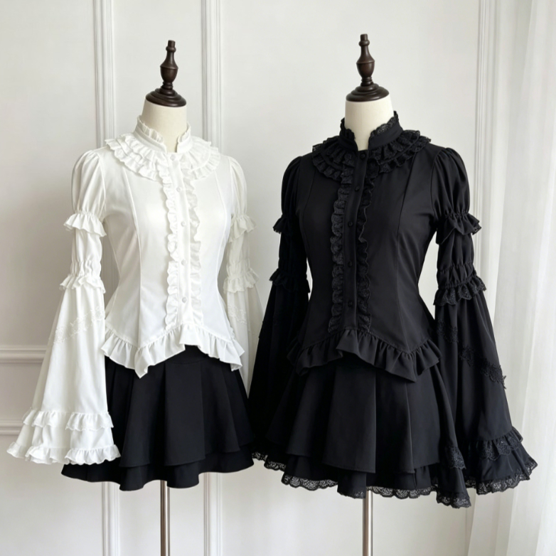 Blus Lolita Jepang Kawaii Wani - Japanese Women Formal Wear ulasan dan harga