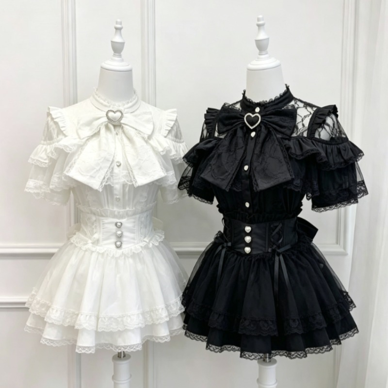 Blus Lolita Jepang Kawaii Wani - Japanese Women Formal Wear ulasan dan harga