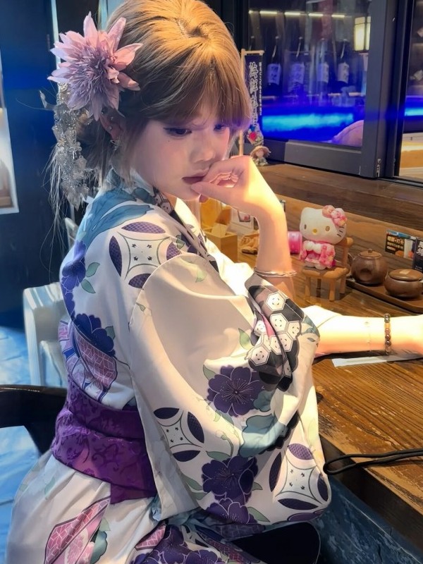 Kimono Mandi Tradisional Warna - Japanese Women Formal Wear ulasan dan harga
