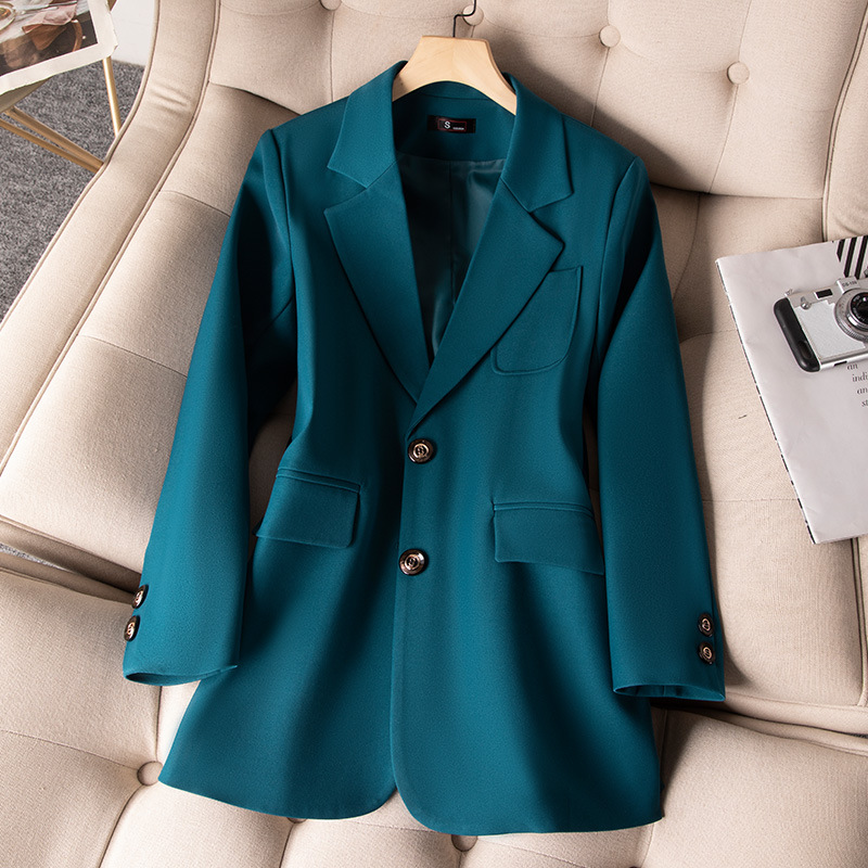 Jaket Formal wanita lengan pan - Women'S Green Formal Wear ulasan dan harga